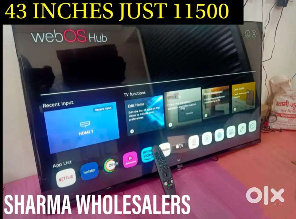 43 INCHES Ultra Smart led tv with free Stand