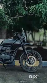 New yezdi adventure matt black