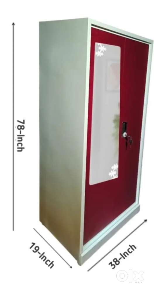 Metal storage cupboard