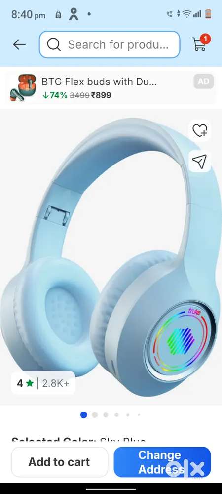 Hy guys, this is a turkey BTG 500 blutooth headphones,