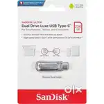 SanDisk Ultra Dual Drive Luxe USB Type-C 256GB Usb 3.1 Gen 1 Pendrive