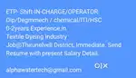 Shift in charge operator