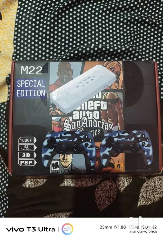 M 22 special edition game stick with 2 console