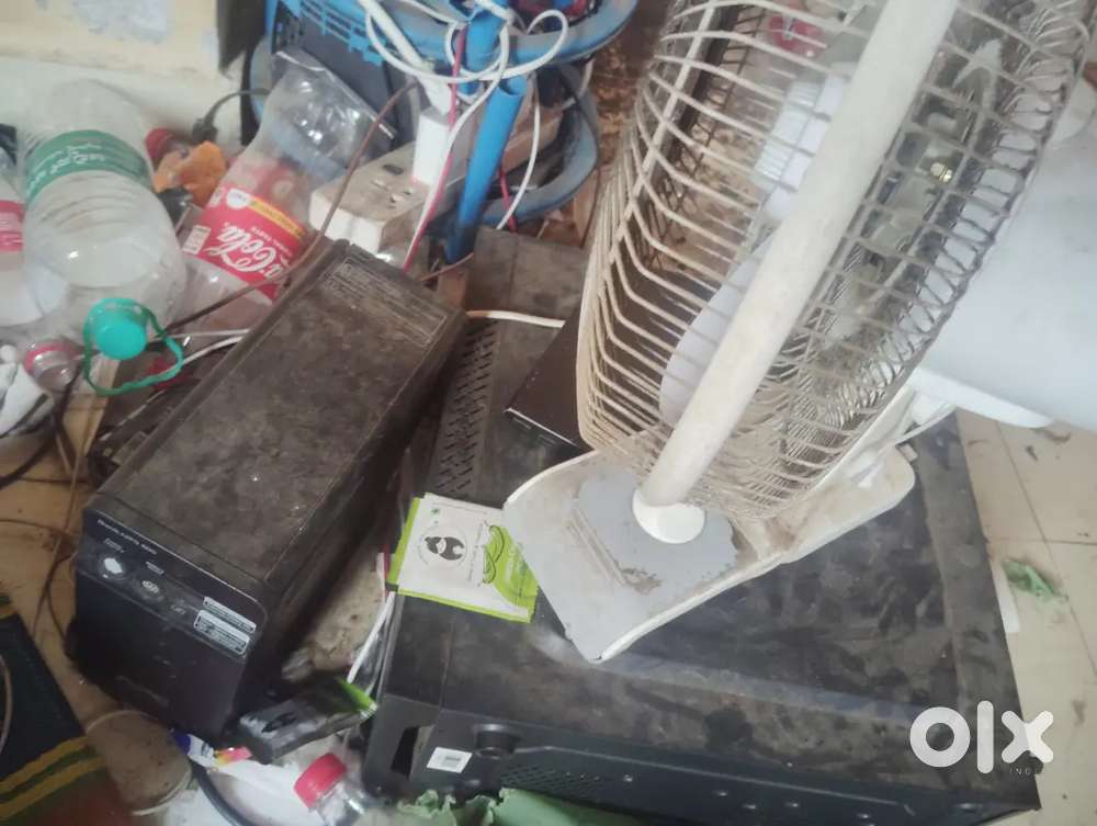 UPS ( apc ) , table fan, desktop cabinet