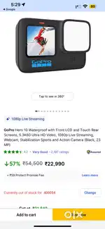Go pro hero 10 brand new (Only geniun buyers)