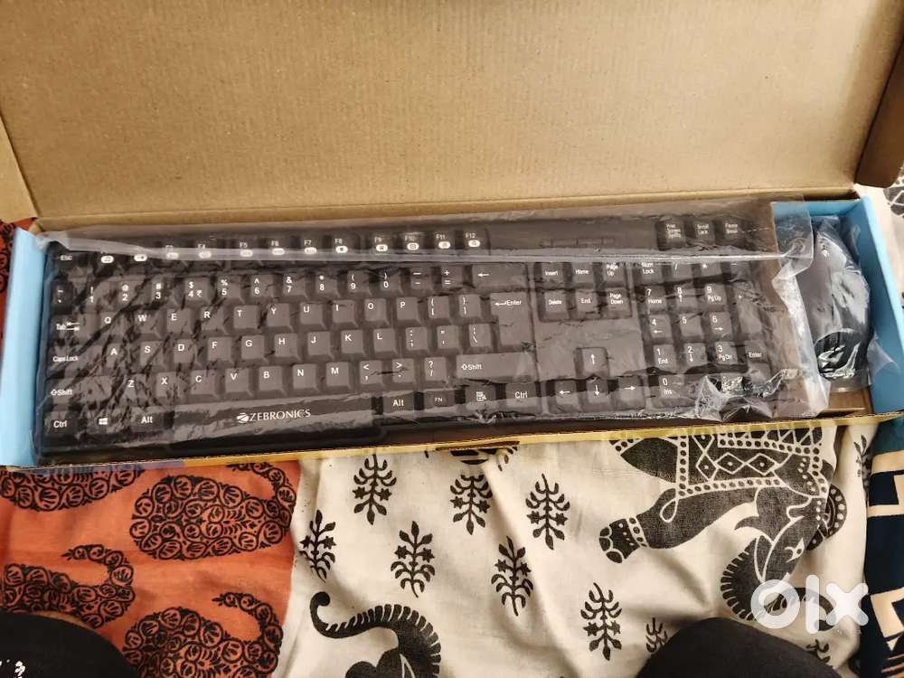 Unused Zebronics wireless keyboard & mouse combo in just 499