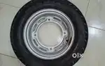 Honda Activa front tyre and stepney
