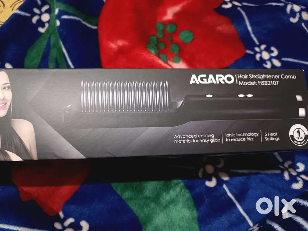 Agaro hair straightener comb