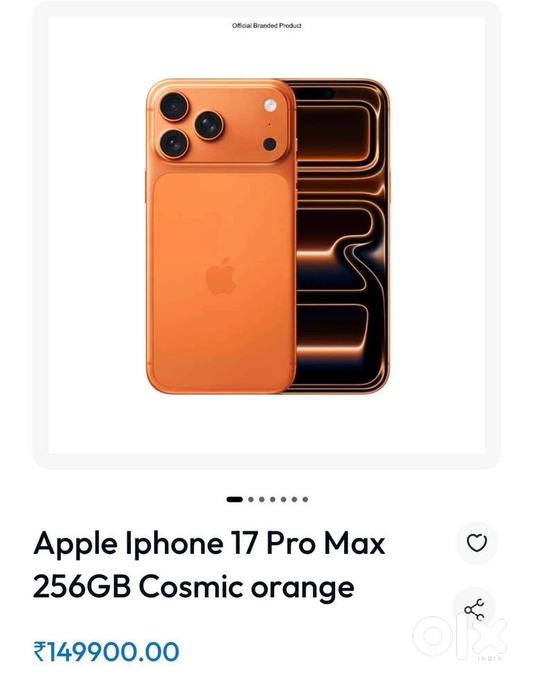 17 pro max 256gb orange