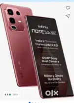 Infinix not 50 s curv 8+128 5g mobail
