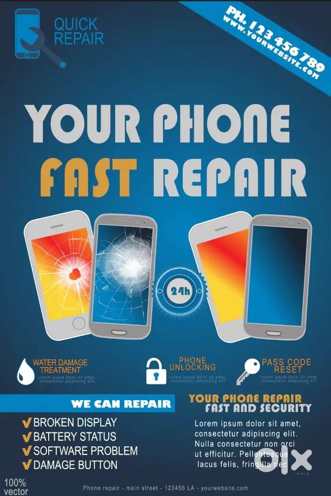 Urgent requirement of a staff for mobile repairing