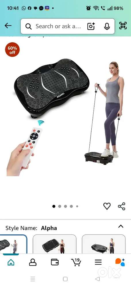 AGARO VIBRATION PLATE