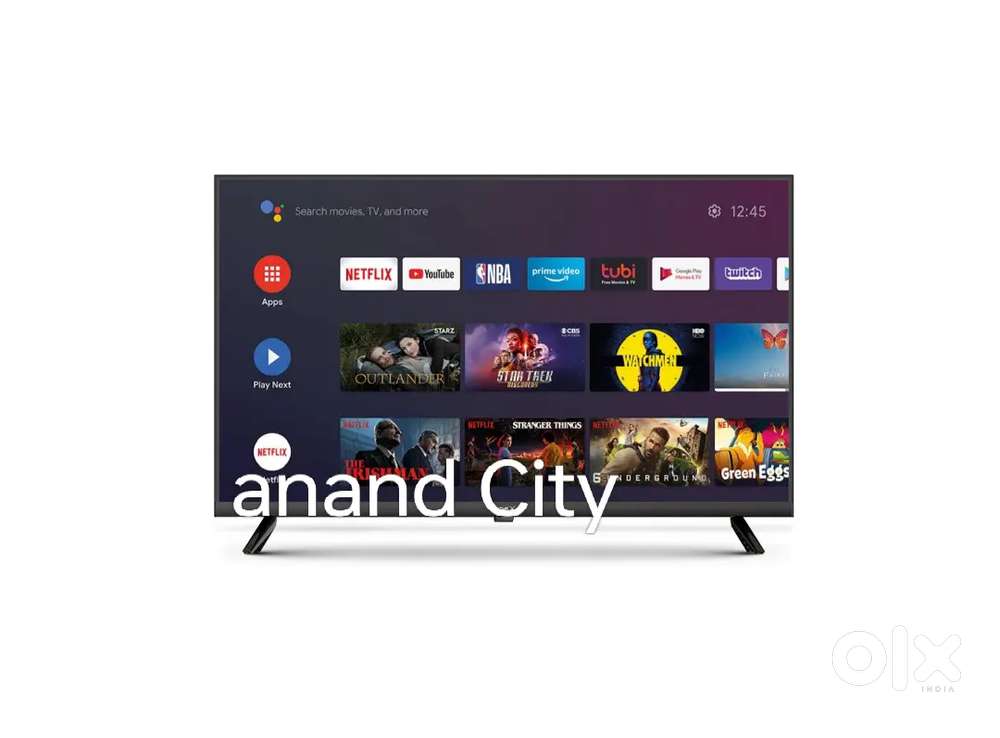 43 inch smart android frameless brand new led tv with 600 free channel