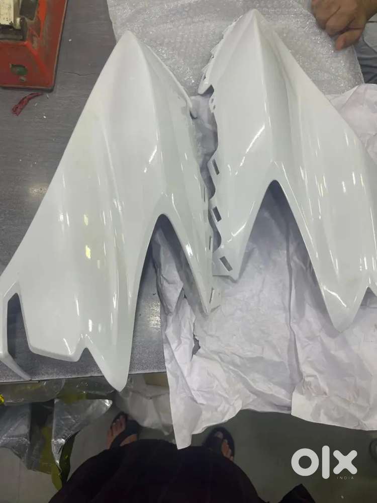 Suzuki Burgman white colour front pannel