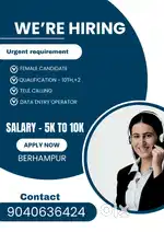 Urgent need Tele calling (girls)