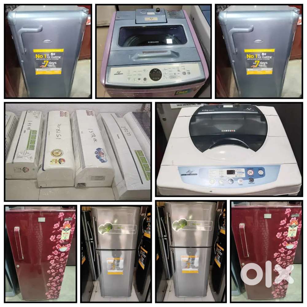 5 YEAR WARRANTY _FRIDGE WASHING MACHINE AC _FREE DELIVERY _LESS USED