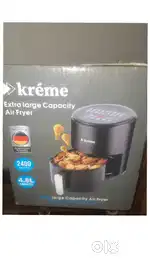Air fryer for steamed cooking