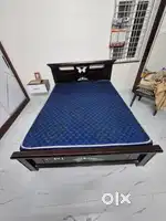 Wooden Bed with matress