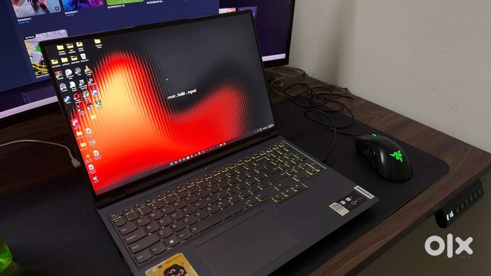 Lenovo legion 5i pro including razer mouse and legion bag