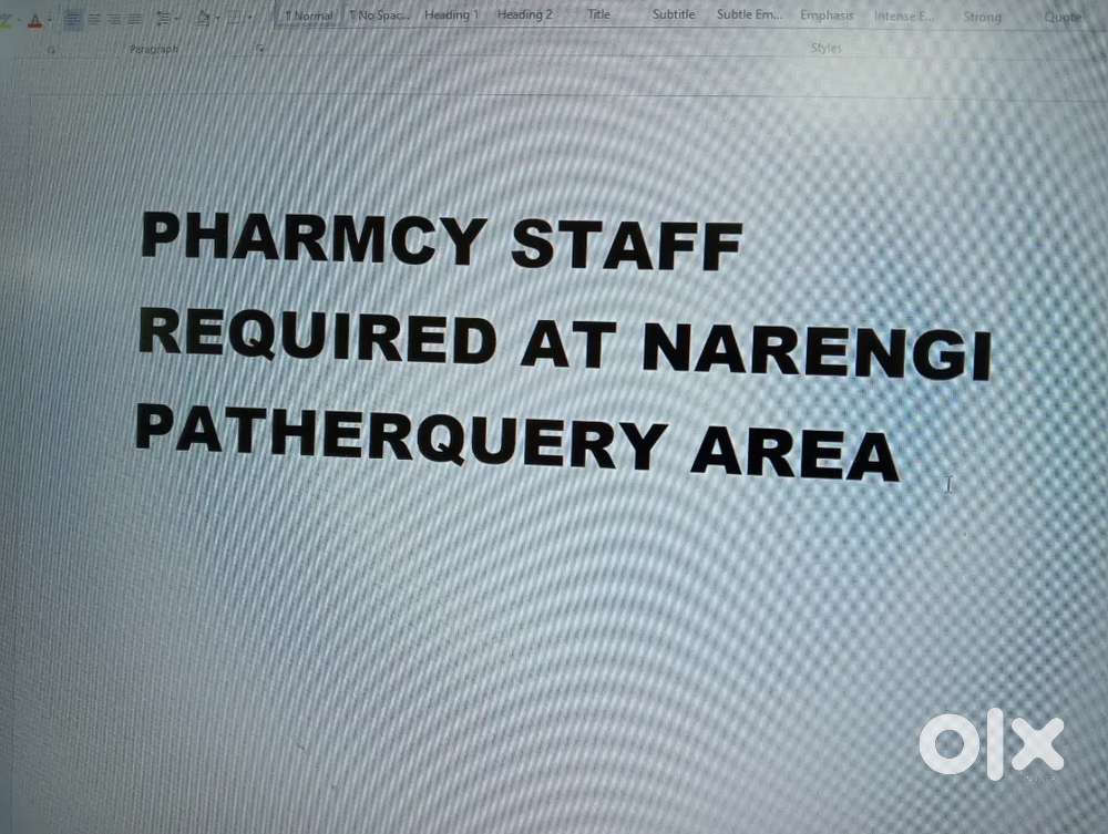 Pharmacy Staff