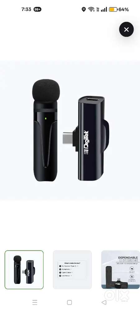 Digitel new sealed pack wireless mike