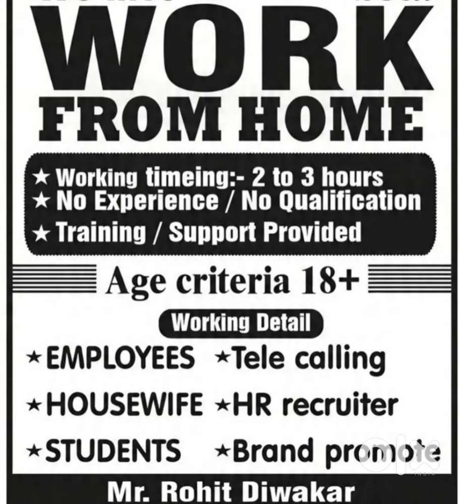 Part Time Work From Home