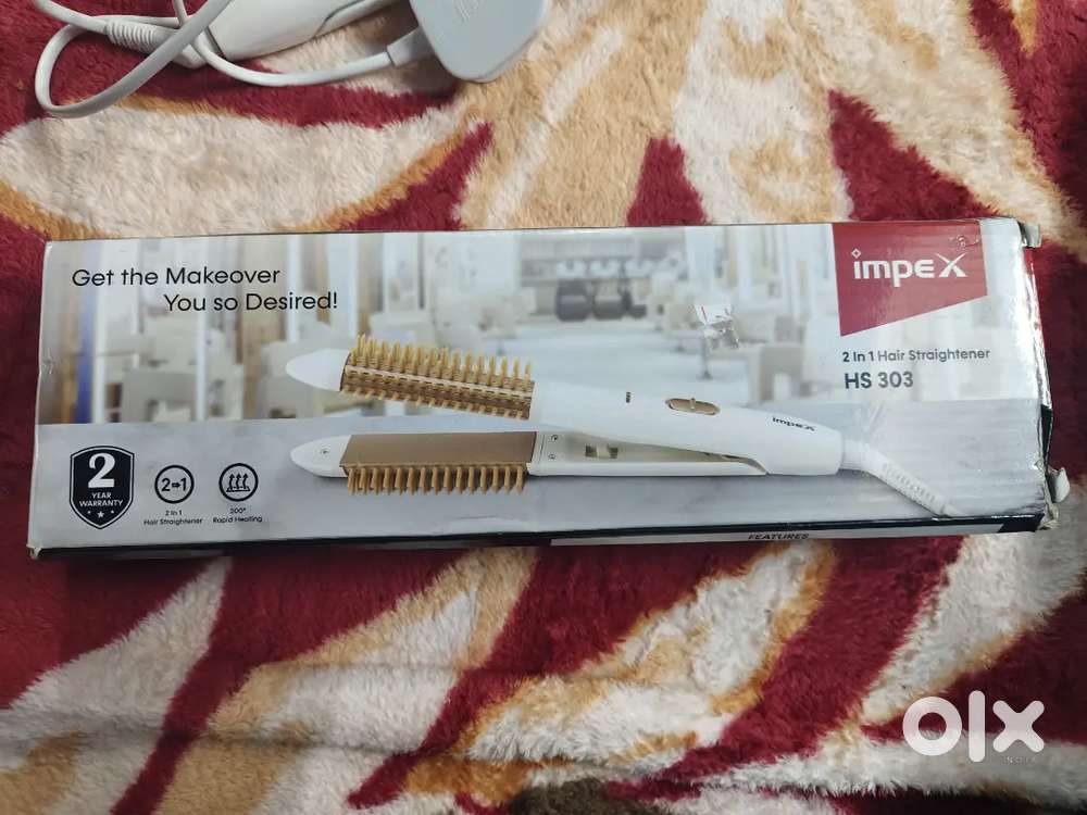 Hair straightener impex 2 in 1