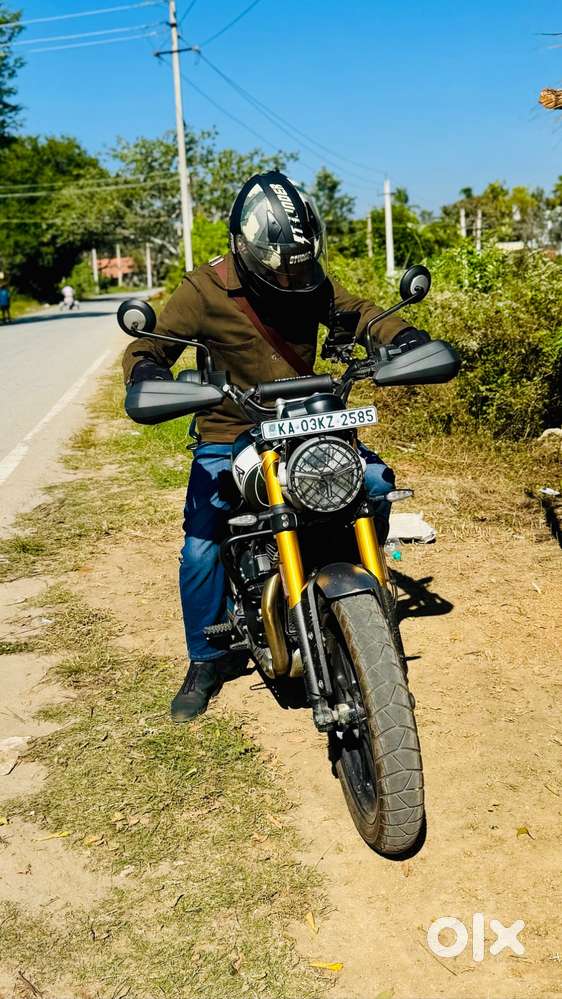 ️ Triumph Scrambler 400 X– 2024  l Only 4,400 km  l Matt Green