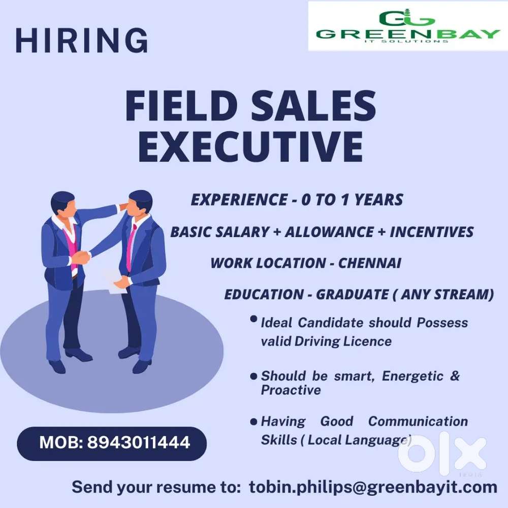 Field Sales Executive Job in Chennai