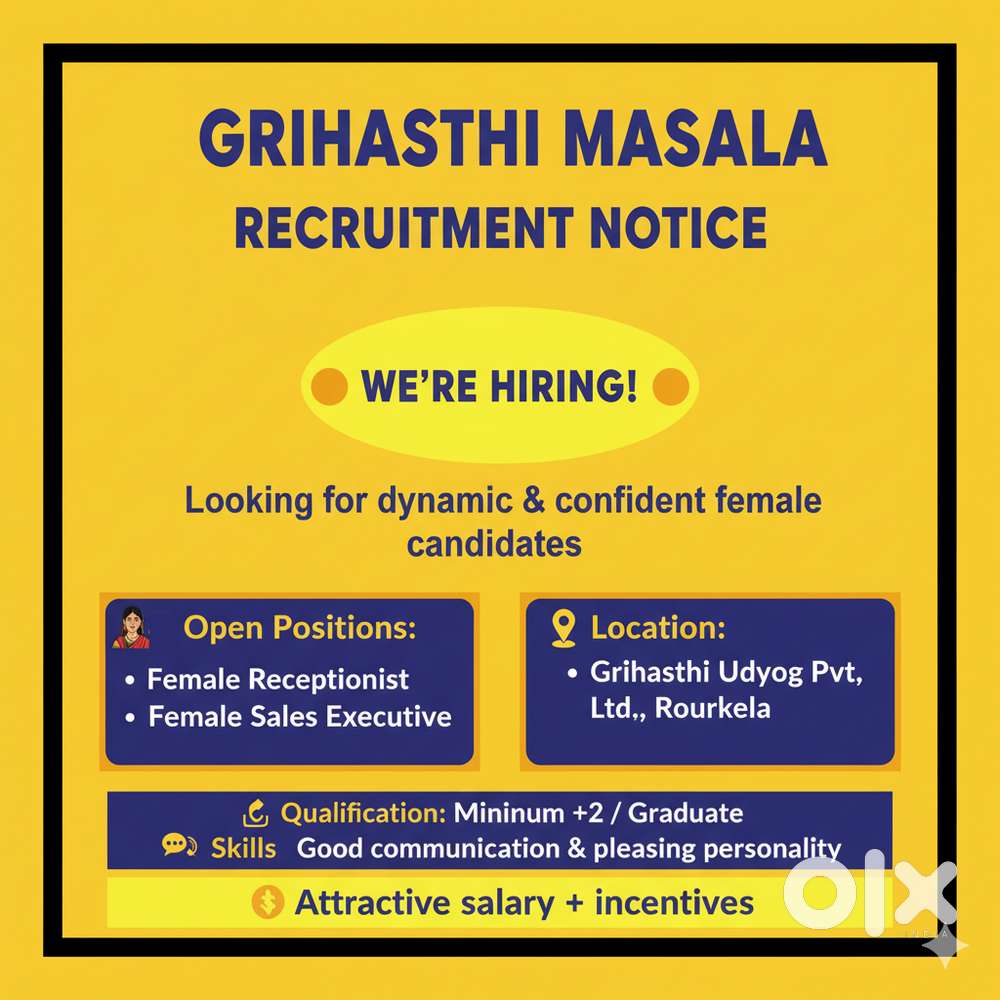 FEMALE RECEIPTIONIST
