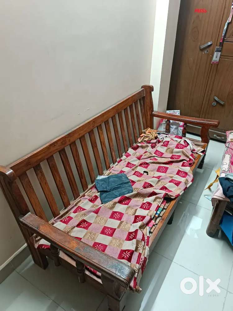Wooden sofa