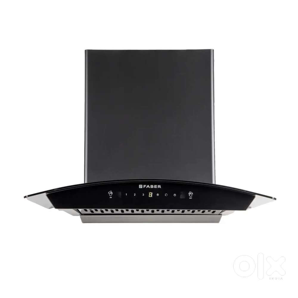 Faber 60 cm(negotiable)1200 m³/hr Autoclean Curved Chimney