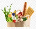 Grocery items delivery krni only under 1km redius.
