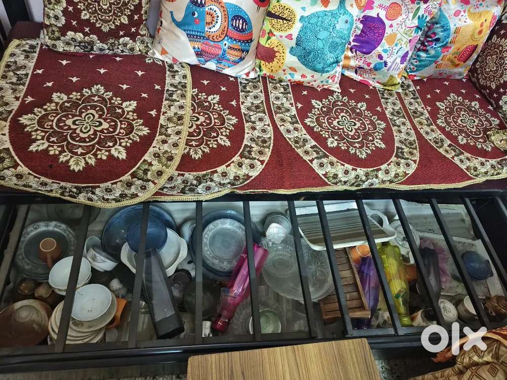 Sofa and bed and mattress and drawer