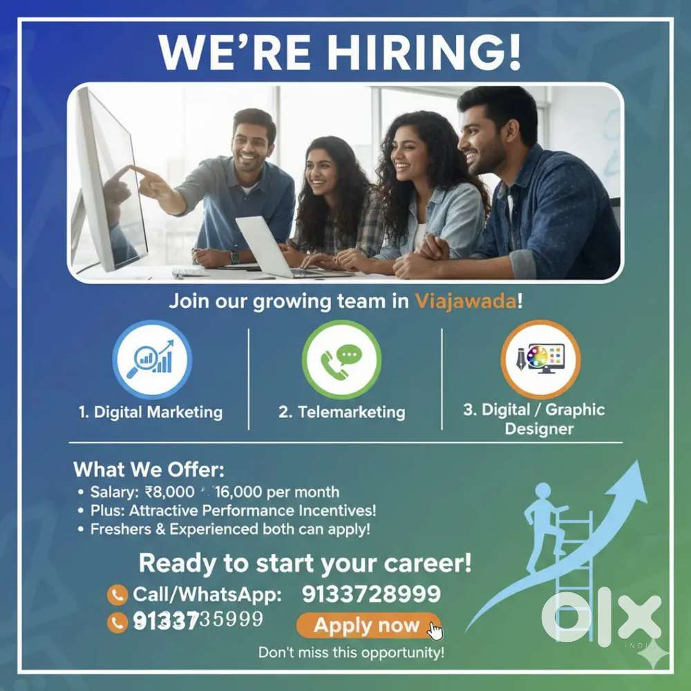 Digital Marketing,tele marketing,6Digital / Graphic Designer