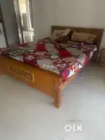 Cot + matress (Assam Teak)