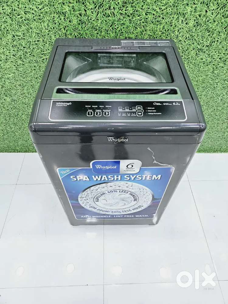 Whirlpool Top Load Washing Machine 6.2kg  refurbished