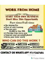 STUDENTS &HOUSEWIVES WELCOME PART -TIME JOB OFFER