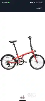 Tilt 120 folding bike in good condition