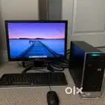 Desktop with led and key board mouse all branded