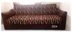 Jumbo Sofa + 3 Dining Table Chairs