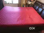 King size double bed 7 feet by 6.5 feet, fully storage comfort matress
