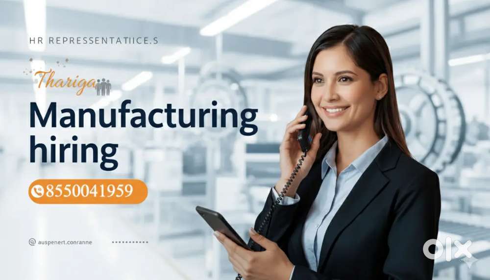 Recruitment Open: Manufacturing Floor Staff