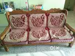 Sofa set wooden 2+ 3 seater