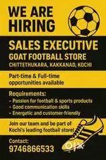 Sales man wanted for football store