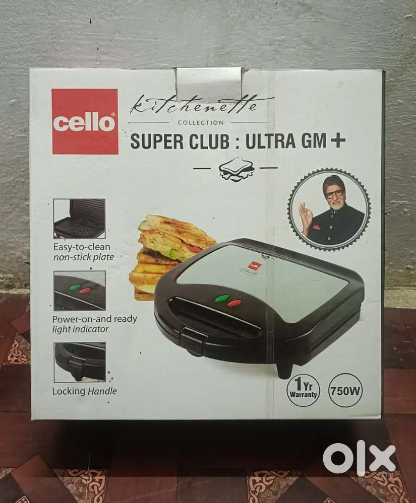 Sandwich Maker Cello New
