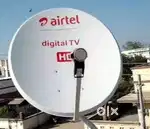 Airtel dish chatri or two set top box with 20 mtr wire only 2500 rs