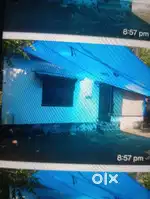 House for family with sorround wall and gate,