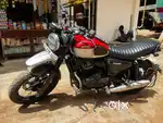 Yezdi scrambler -rebel red