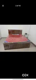 New queen size bed with mattress at very affordable price
